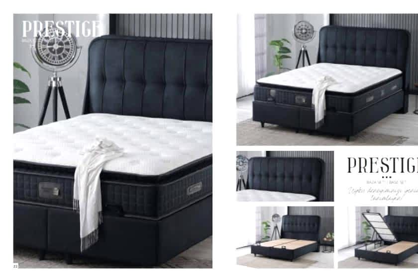 Prestige Set (baza,baslık,yatak) 150 x 200 ölçü